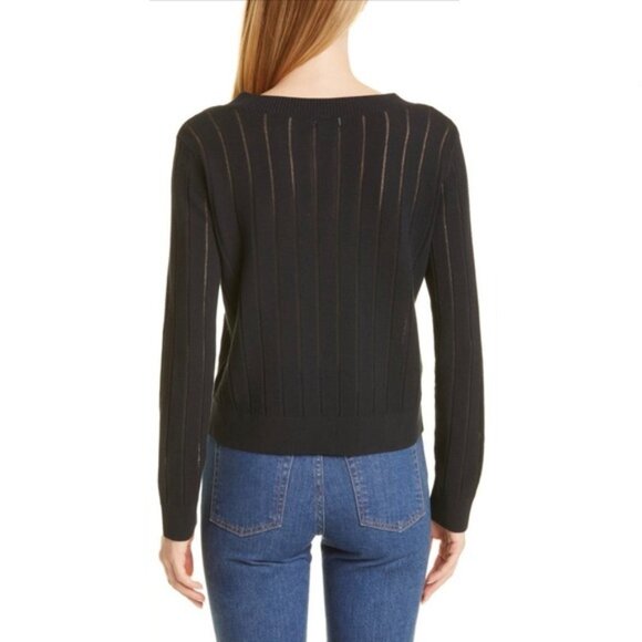 NEW!! Monte Carlo Open Stitch Stripe Sweater - Picture 3 of 16